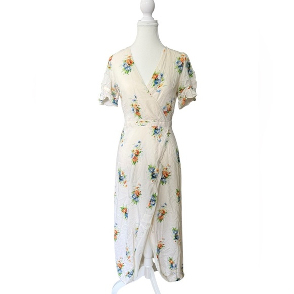 Madewell Ruffle-Sleeve Maxi Dress in Classic Corsage – Size 2 - Picture 5 of 6